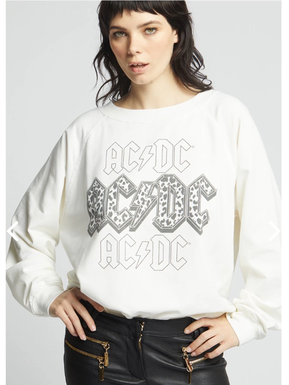 AC/DC Oversized Sweatshirt RECYCLED KARMA
